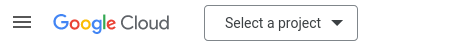 Select a project widget